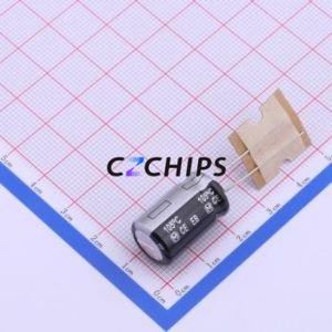 Condensador Electrolítico de Aluminio de Orificio Pasante EEUEB2W100B, Orificio Pasante, D12.5xL20mm 10uF 20% 450V 310mA-100kHz - Product Image 2