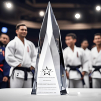 Prix du tournoi de championnat sportif Noble Excellent Trophées de l'obélisque Crystal Super Spire