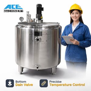 Tanque/Olla de Fusión de Chocolate de Acero Inoxidable SUS304 de 200L con Función de Agitación, Multivoltaje, Fácil Control - Product Image 6