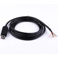 FT232RL Chip USB a 3,3 V TTL UART Serial Converter Extremo del cable Conector pelado Programa Flash Cable de descarga 6FT TTL-232R-3V3-WE
