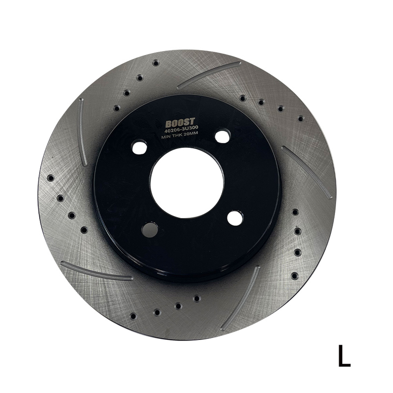 Front High Performance Drilled Slotted Brake
