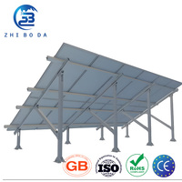 Systèmes de montage au sol pour panneaux solaires en vente chaude, structure de montage au sol photovoltaïque sur mesure