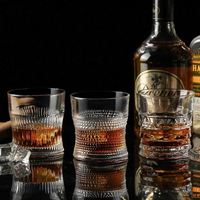 Copas de Vino de Cristal Auténticas con Asa, Estilo Clásico, Experiencia Gourmet para el Hogar y Hoteles, Modelo Usa Mairun 823, para Fiestas y Cócteles