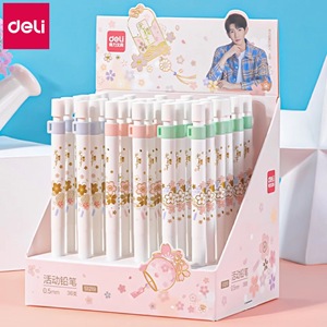 Deli Mechanical Pencil 0.5mm Digital Printing Student Writing Pencil S1219 - Product Image 1