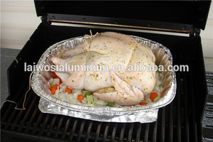 Khay Nướng/Chảo/Đĩa Đựng Thức Ăn Nướng BBQ Dùng Một Lần Hình Chữ Nhật Lớn Cấp Thực Phẩm 8011 - Product Image 6