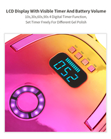 Lampe UV sans fil pour ongles, sèche-ongles portable en métal coloré, séchage rapide du gel acrylique, outil professionnel de salon, directement de l'usine