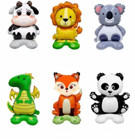 Ballons en Mylar en forme d'animaux (Crabe, Homard, Escargot, Phoque, Hippocampe, Tortue) pour centres de table, baby shower, anniversaire, remise de diplôme, jeux écologiques