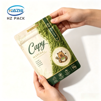 Sachet Doypack Antistatique Personnalisable Imprimé par Gravure avec Fermeture Éclair pour l'Emballage de Matcha, Protéines en Poudre, Lait en Poudre et Aliments pour Animaux