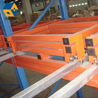 NOVA Warehouse Heavy Duty Push Back Racking System à vendre Personnalisable Push Back Pallet Rack Fournisseur