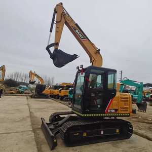 Mini-excavatrice hydraulique sur chenilles Sany SY75C d'occasion de 7,5 tonnes à vendre - Product Image 6