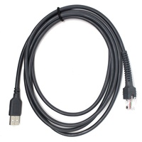 Cable de Lector de Código de Barras USB RJ45 CBA-U01-S07ZAR, Cable Trenzado de Cobre Puro para Zebra Symbol LS2208 DS2278 DS4208 DS8178