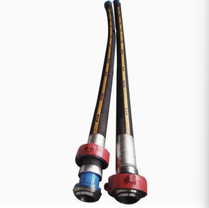 Tuyau de boue en caoutchouc API 7K 35MPa avec raccord à marteau/bride de 2 pouces pour plateforme de forage pétrolier - Product Image 1