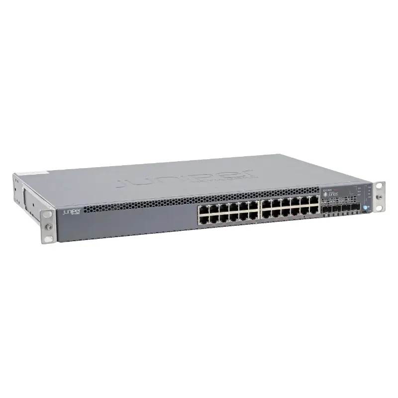 Juniper Networks EX2300-24P Ethernet Switch Switch EX 2300 24-port 10/100/1000BaseT PoE+ Switch with 4 SFP/SFP+ uplink ports