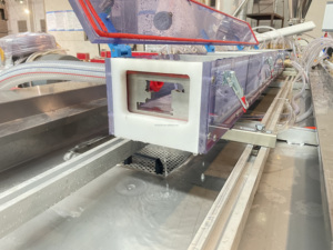 <span class=keywords><strong>PVC</strong></span> cửa sổ hồ sơ máy làm sản xuất nhựa góc dòng loạt hồ sơ - Product Image 4