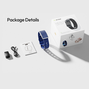 Hyccle V5 Đen sức khỏe xu hướng màn hình thông minh tiện ích ban nhạc phục hồi thể dục Vòng đeo tay thông minh Smartband phục hồi chức năng thiết bị đeo - Product Image 6