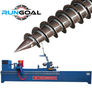 Anclaje de estaca de acero ajustable de 3800mm con máquina de pila de tornillo de tierra de brida para instalación solar, maquinaria de forja de Metal clave - Product Image 2