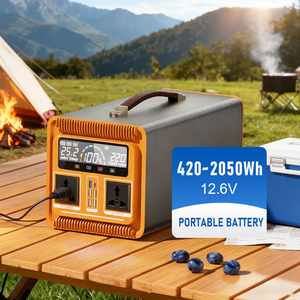 Station d'alimentation portable 600W 420Wh, générateur solaire avec port de démarrage d'urgence, batterie externe pour le camping en plein air - Product Image 2