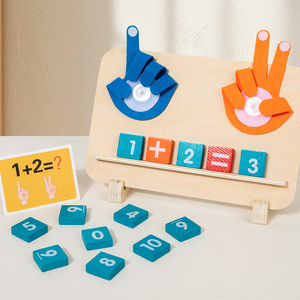 Juguete Educativo de Matemáticas CE CPC, <span class=keywords><strong>Juego</strong></span> de Contar con los Dedos, Suma y Resta, Juguete de Aprendizaje para el Desarrollo Intelectual de Niños - Product Image 4