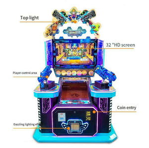 Machine de jeu d'arcade de tir Gun King avec écran de 32 pouces, simulateur de tir d'arcade, jeu de tir à monnayeur - Product Image 3