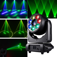 Projecteur laser à tête mobile 7X40W RGB Bee Eye, effet de faisceau lumineux, animation de motifs, logo, éclairage de scène pour discothèque, mariage