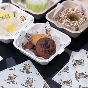 Empaque de Papel Desechable Personalizado, Ecológico, Recubierto, Antigrasa, de Grado Alimenticio para Sándwiches, Pan, Donuts, Croissants y Waffles - Product Image 6
