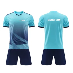 Quick Dry Short Sleeve Soccer Kit Custom T-Shirt Jersey for Thai Team Retro Football Uniform Reversible Jersey