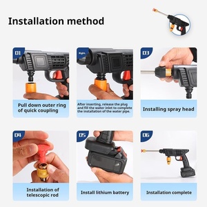 Idropulitrice Portatile <span class=keywords><strong>24V</strong></span> per Auto e Giardino con Tubo Staccabile da 16 Piedi, Scatola in Acciaio, Idropulitrice Portatile in Acciaio Inossidabile per Auto - Product Image 5