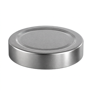 Tapa de Aluminio Clásica Cromada de 66 mm con Cierre Giratorio para Envases de Vidrio, Cierre Hermético, Etiqueta Privada Personalizada - Product Image 1