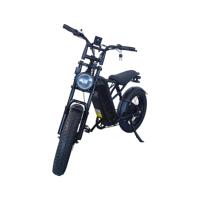Vélo de montagne électrique hybride à pneus larges de 20 pouces, 7 vitesses, longue portée, avec batterie au lithium, capacité tout-terrain et urbaine