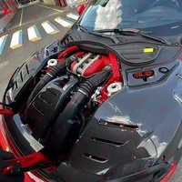 Couvercle de compartiment moteur en fibre de carbone sèche Z-ART Purosangue pour Ferrari Purosangue, capot moteur en fibre de carbone préimprégnée OEM pour Ferrari FUV