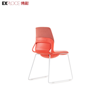 Chaise de formation pliable et empilable en PP de qualité supérieure pour bureau et espace de travail, chaises de conférence pliantes pour bureau