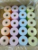Till Rolls 57X38 80x80 Papel de impresora térmica 3 pulgadas con rollo de núcleo de plástico 101mm 174mm