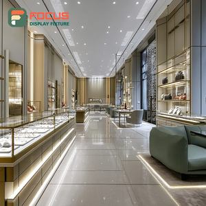 Vitrina de Exhibición de Joyería de Alta Visibilidad con Superficie Pulida, Mostrador de Exhibición para Tienda de Joyería - Product Image 6