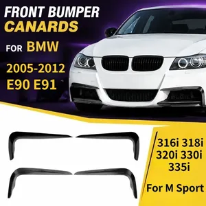 Ailerons avant de pare-chocs pour BMW Série 3 E90 E91 316i 318i 320i 330i 335i 2005-2012 pour kits carrosserie et accessoires de relooking M Sport - Product Image 1