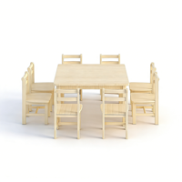 Table d'apprentissage Montessori pour enfants, table combinée pour la maternelle et la garderie, table artisanale