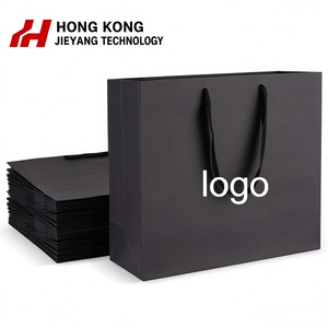 Bolsa de Regalo de Papel Kraft Blanca y Marrón de Alta Calidad con Logotipo Personalizado Impreso, Precio de Fábrica al por Mayor, con Paquete de Regalo - Product Image 1