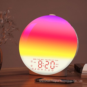 <span class=keywords><strong>2025</strong></span> mới được nâng cấp <span class=keywords><strong>Bluetooth</strong></span> thông minh trắng đánh thức ánh sáng hiển thị kỹ thuật số mô phỏng điện tử ngủ phòng khách lịch nhựa - Product Image 2