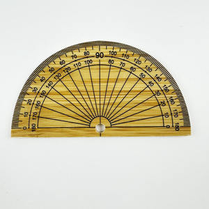 Ensemble de 4 règles en bambou, outils de géométrie portables pour le bureau et <span class=keywords><strong>l</strong></span>'école - Product Image 4