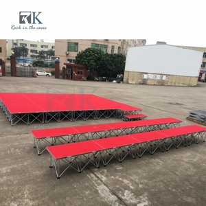 Escenario Portátil Personalizado para Interiores y Exteriores, Plataforma de Escenario Antideslizante de Aluminio, Podio para Eventos Musicales - Product Image 4