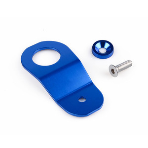 Auso-Racing Universal Car Radiator <b>Bracket</b> Aluminum Support Clip For Retrofit Upgrade Red Blue Purple Gold Black <b>Silver</b> - Product Image 3