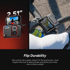 Caméra d'action SJCAM SJ30 4K 60FPS avec stabilisation gyroscopique à 6 axes SteadyMotion, 20MP, WiFi, étanche, pour vlog et voyages - Product Image 2