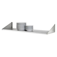 Étagère murale de cuisine commerciale personnalisée en acier inoxydable SS 304, étagères flottantes pour four à micro-ondes, étagère de rangement murale