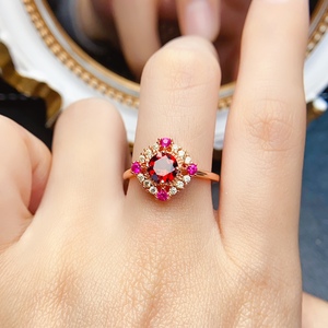 Anello con Granato per il Mercato Islamico, Montatura in Argento 925, Gioielleria Fine, Fornitore all'Ingrosso - Product Image 4