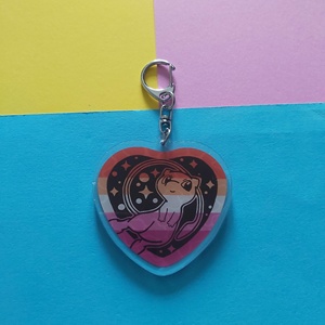Breloque <span class=keywords><strong>en</strong></span> acrylique personnalisée OEM/ODM avec drapeau de fierté LGBTQIA et fermoir mousqueton – Mew, Sylveon, <span class=keywords><strong>Pikachu</strong></span>, Umbreon, Psyduck - Product Image 6