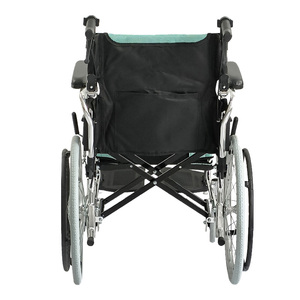 Silla de ruedas manual de aluminio portátil ligera plegable para Disbled - Product Image 3