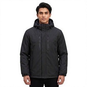 Chaqueta Térmica de Esquí Personalizada Unisex de Poliéster/Algodón Polartec, Transpirable, con Cierre, de Secado Rápido, que Absorbe la Humedad, para Esquí al Aire Libre - Product Image 3