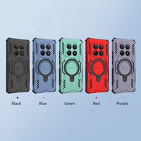 Coque de téléphone antichoc et dissipatrice de chaleur pour Redmi Note 15, vente directe usine, avec support métallique magnétique pour charge sans fil