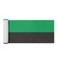 Chemin de table personnalisé en polyester avec drapeau de la Martinique, chemin de table à points fins pour table à manger, bureau et décoration d'événements de banquet