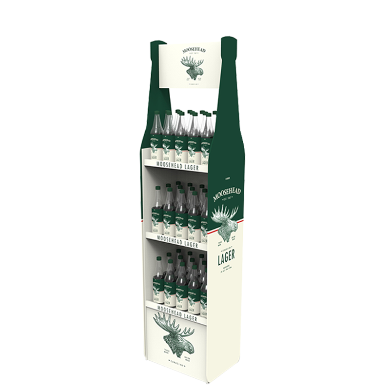 Modern Floor Standing Custom Cardboard Display Rack with Recyclable Design for & Easy Assembly for Retail Stores — view 5