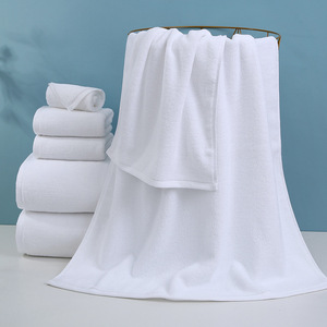 Toallas de Hotel Blancas de Lujo 100% Algodón, con Logotipo Personalizado, para Cara <span class=keywords><strong>y</strong></span> Manos, de 5 Estrellas, Desechables, de Color Sólido, para Uso en Armarios - Product Image 3